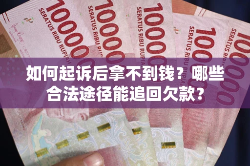 武汉如何起诉后拿不到钱？哪些合法途径能追回欠款？