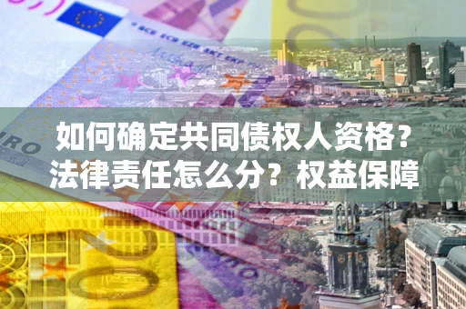 武汉如何确定共同债权人资格？法律责任怎么分？权益保障技巧揭秘！