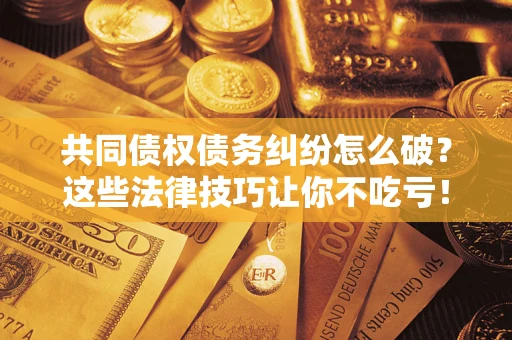 武汉共同债权债务纠纷怎么破？这些法律技巧让你不吃亏！