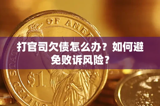 武汉打官司欠债怎么办？如何避免败诉风险？