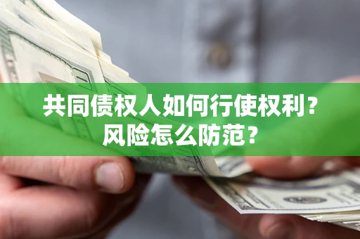 武汉共同债权人如何行使权利？风险怎么防范？