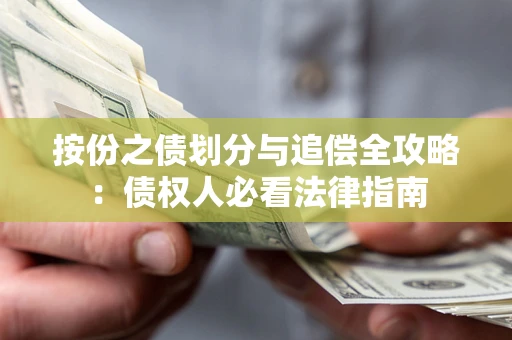 武汉按份之债划分与追偿全攻略：债权人必看法律指南
