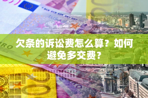 武汉欠条的诉讼费怎么算？如何避免多交费？